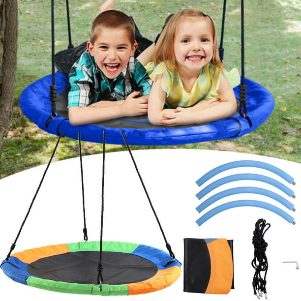 Details about   40" Kids Children Outdoor Flying Saucer Tree Swing Garden Backyard Green 700 lbs